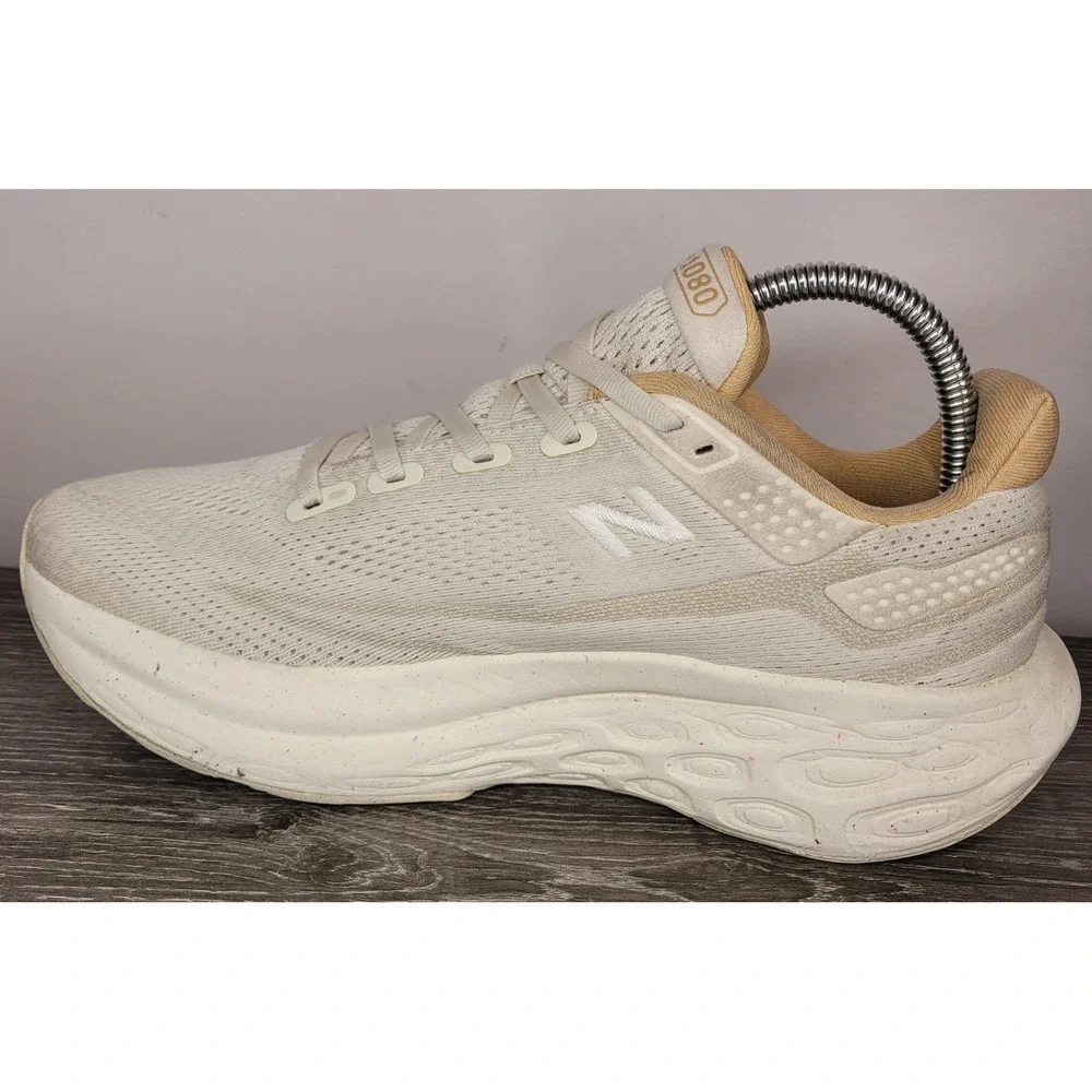 New Balance Fresh Foam X 1080 v13 Women's Size 8.5 B Running Shoes Cream Beige
